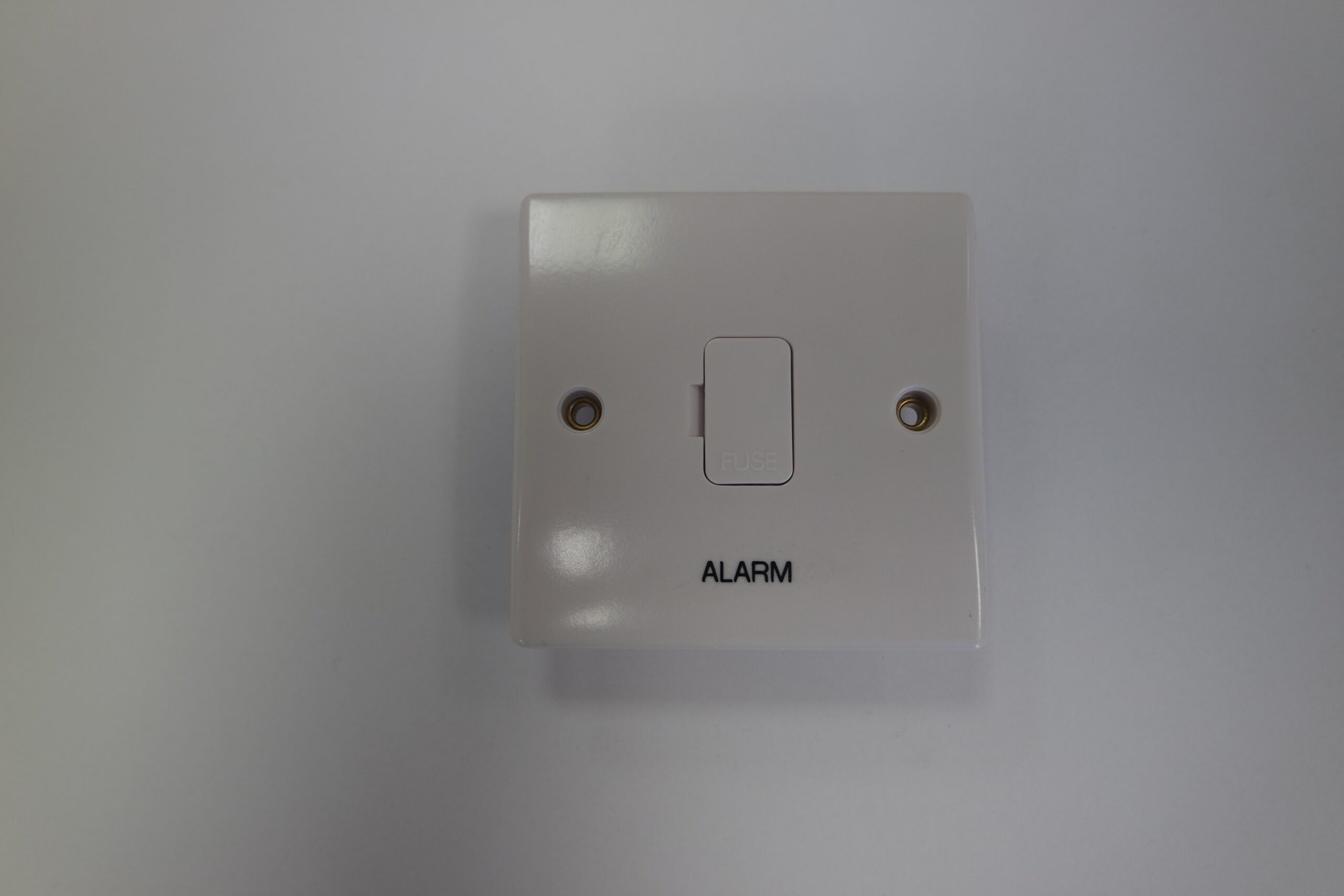 5 Pack - Schneider GET GU5000 Unswitched Connection Unit 13A Engraved 'ALARM'