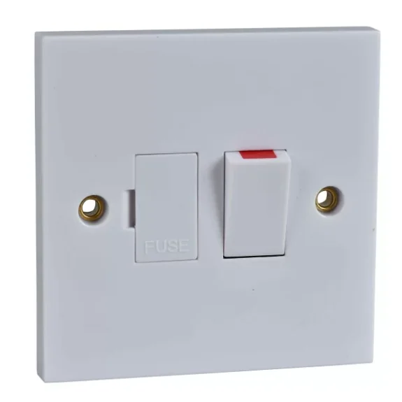 Schneider GET GSWSPUR Exclusive White Moulded Switched Connection Unit 13A