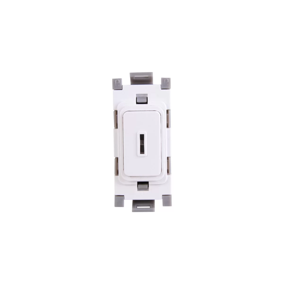 Deta G3534 Grid Switch White 1-Way 1-Module Double Pole Key Switch 20A