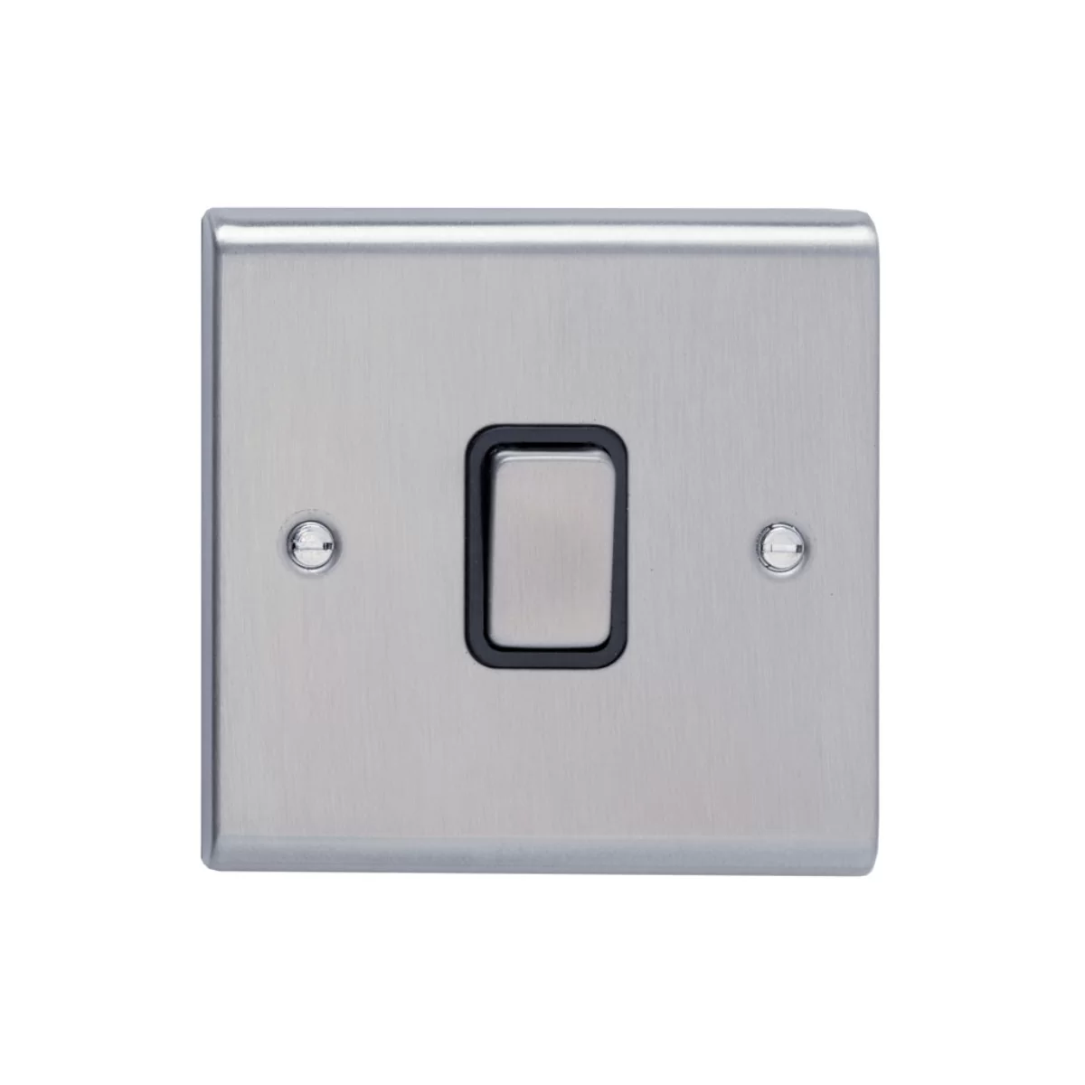 Deta SD1390SSB DP Switch 20A Stainless Steel with Black Insert