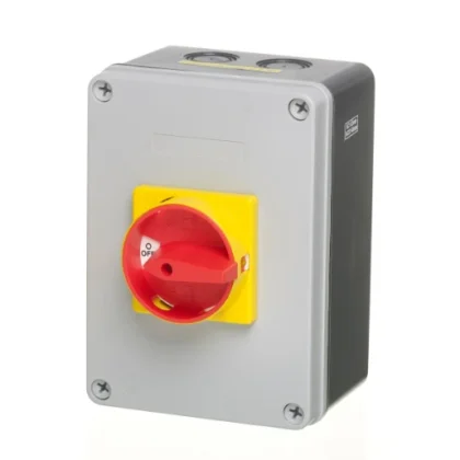 Switch Disconnector Rotary TP+N 63A IP65 Moulded