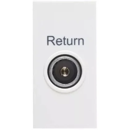 Deta S1436 Co-Axial Female Return Module - White