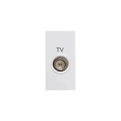 Deta S1435 Co-Axial Male Module - White