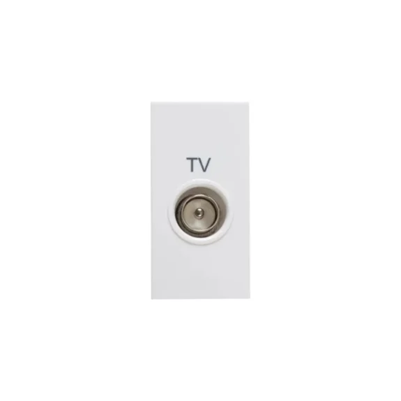 Deta S1435 Co-Axial Male Module - White