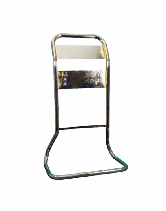Double Tubular Extinguisher Stand - Polished Gold