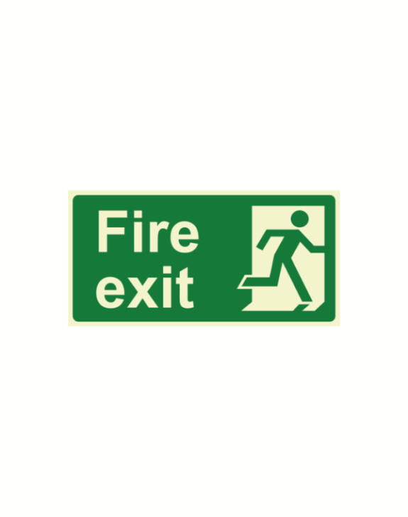 Final Fire Exit Sign Right (no arrow)