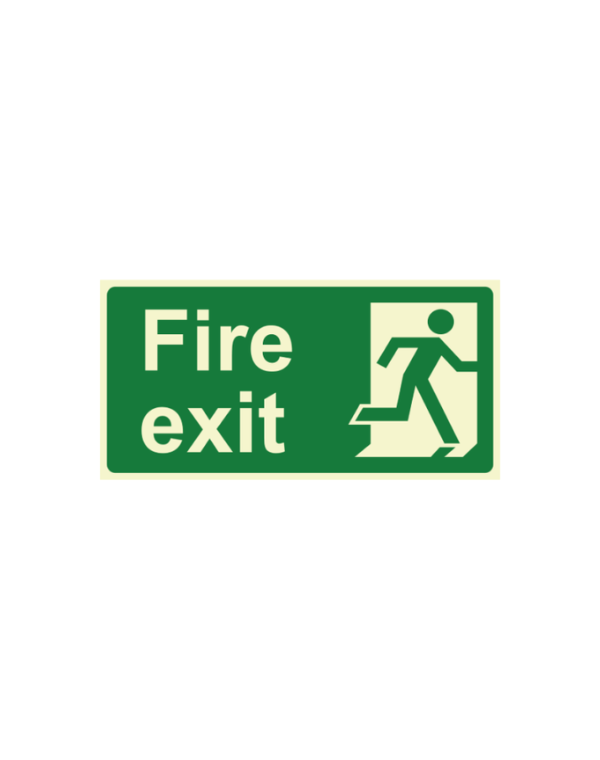 Final Fire Exit Sign Right (no arrow)